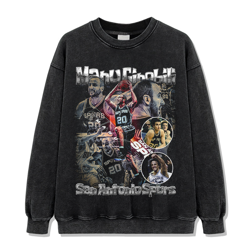 Manu Ginobili Sweatshirt NBA T-Shirts, Hoodie | CoreVibeTees.com (Image 2)