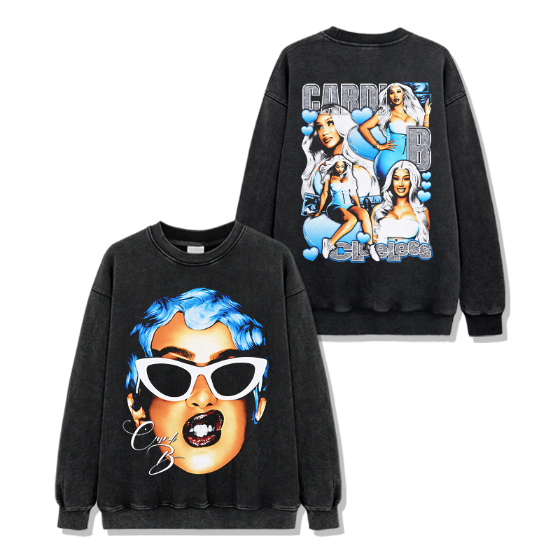 Cardi B Signature Sweatshirt T-Shirts, Hoodie | CoreVibeTees.com (Image 2)
