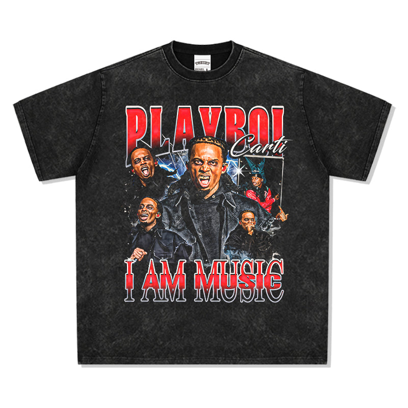I AM MUSIC By Playboi Carti TEE Hoodie, Sweatshirt | CoreVibeTees.com (Image 3)