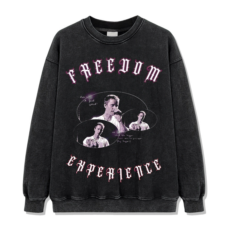 Freedom Experience By Justin Bieber Sweatshirt T-Shirts, Hoodie | CoreVibeTees.com (Image 2)