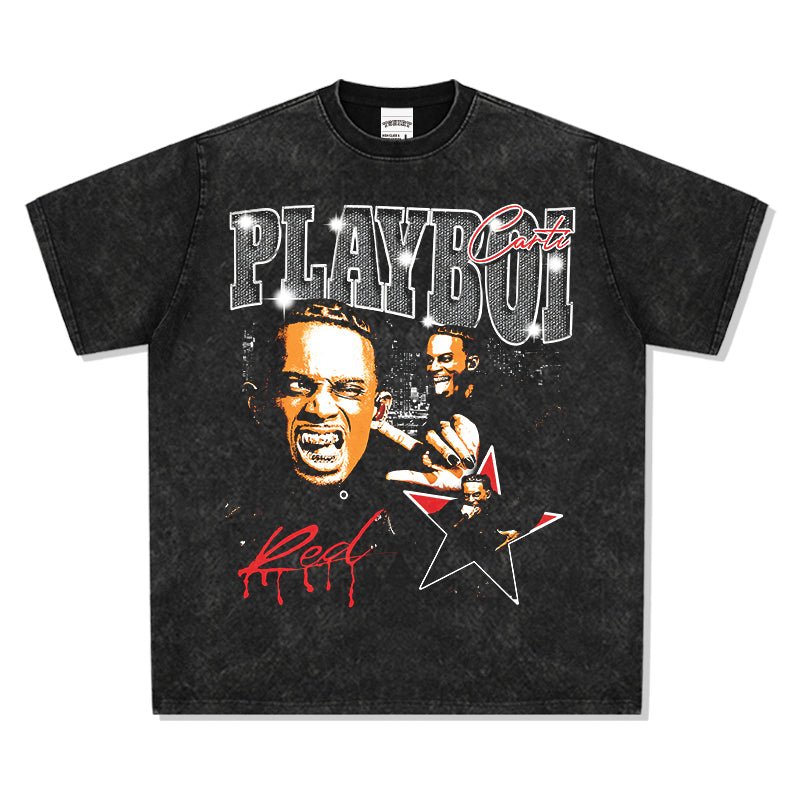 Red by Playboi TEE Hoodie, Sweatshirt | CoreVibeTees.com (Image 3)