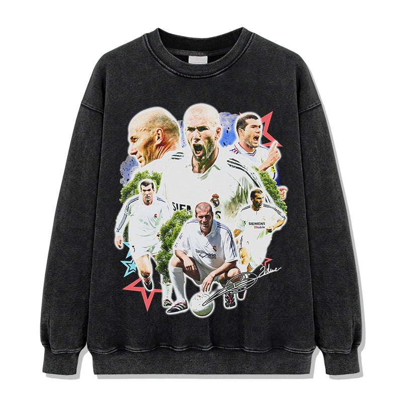 Zinedine Zidane "Signature"Sweatshirt Style001 T-Shirts, Hoodie | CoreVibeTees.com (Image 2)