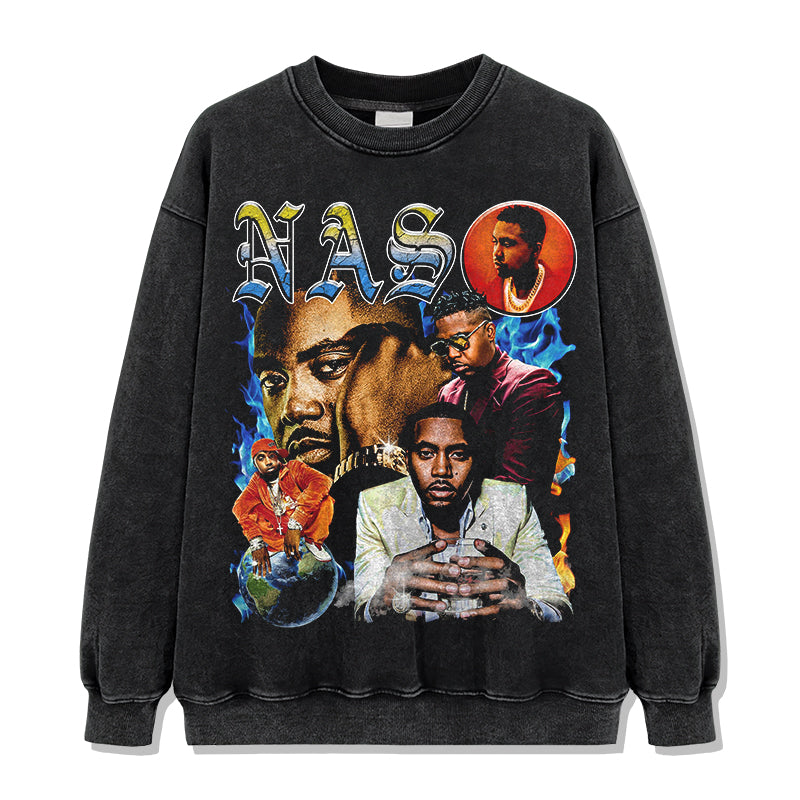 Nas Sweatshirt Style001 T-Shirts, Hoodie | CoreVibeTees.com (Image 2)