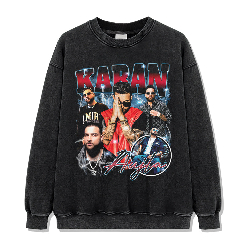 Karan Aujla Sweatshirt T-Shirts, Hoodie | CoreVibeTees.com (Image 2)