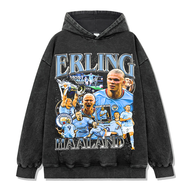 Erling Haaland Hoodie T-Shirts, Sweatshirt | CoreVibeTees.com (Image 2)