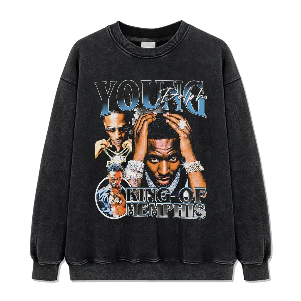 King Of Memphis By Young Dolph Sweatshirt T-Shirts, Hoodie | CoreVibeTees.com (Image 2)