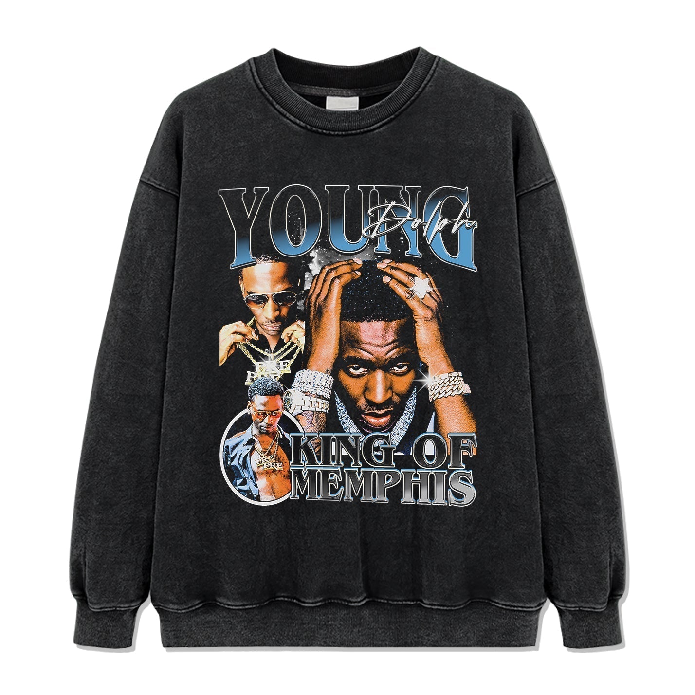 King Of Memphis By Young Dolph Sweatshirt T-Shirts, Hoodie | CoreVibeTees.com (Image 2)