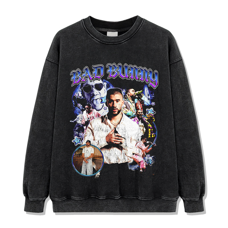 Bad Bunny Sweatshirt Style002 T-Shirts, Hoodie | CoreVibeTees.com (Image 2)