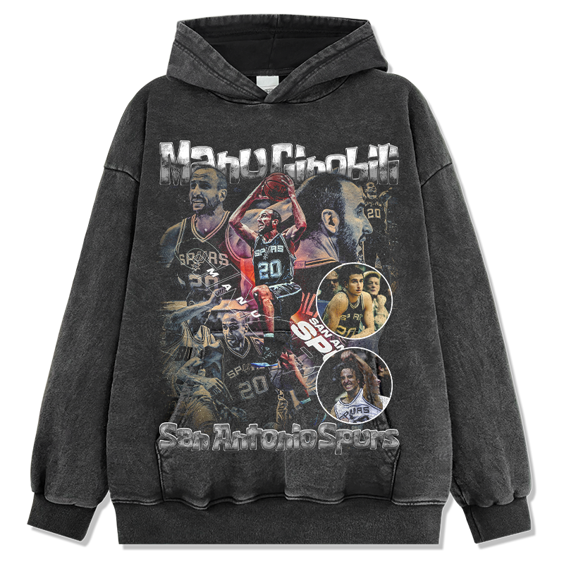 Manu Ginobili HOODIE NBA T-Shirts, Sweatshirt | CoreVibeTees.com (Image 2)