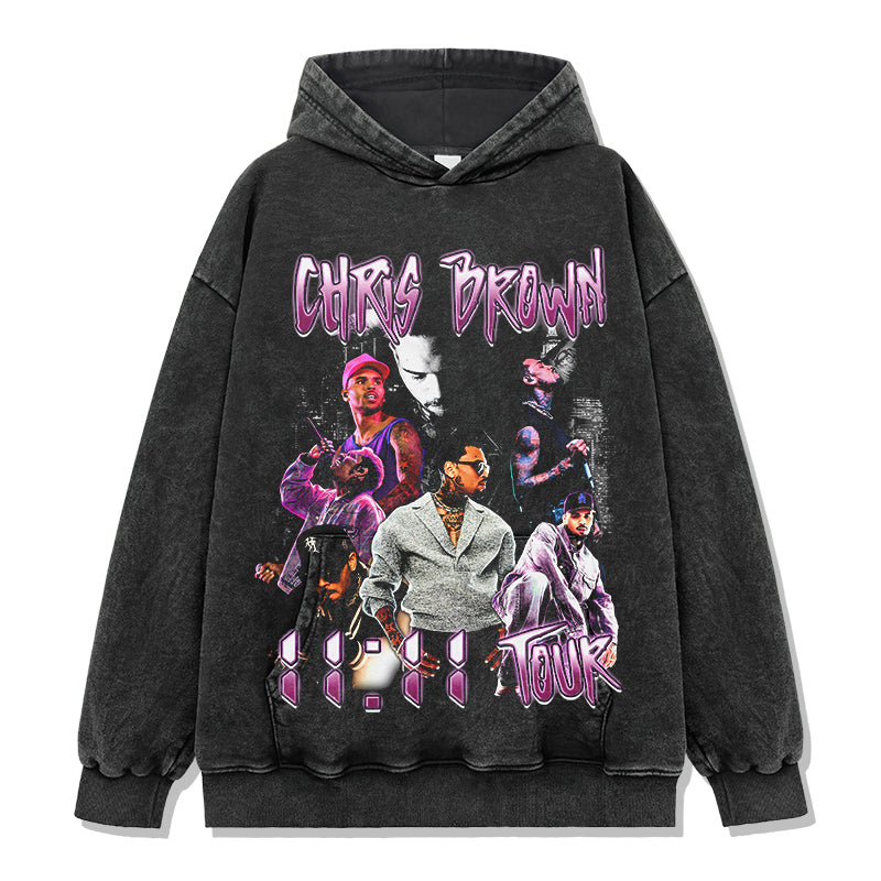 11:11 Tour By Chris Brown HOODIE T-Shirts, Sweatshirt | CoreVibeTees.com (Image 2)
