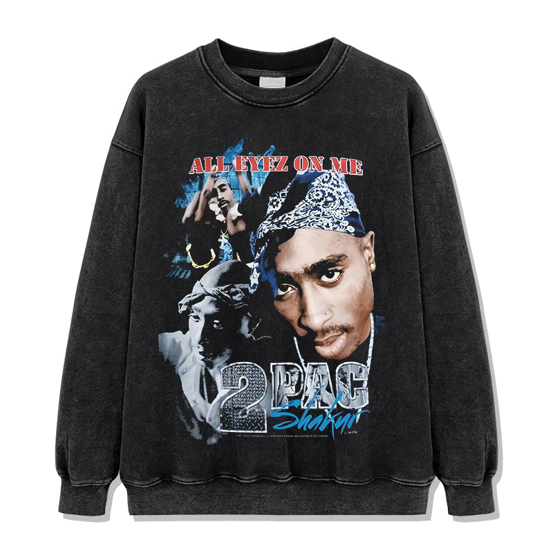 All Eyez On Me By Tupac Shakur Sweatshirt T-Shirts, Hoodie | CoreVibeTees.com (Image 2)