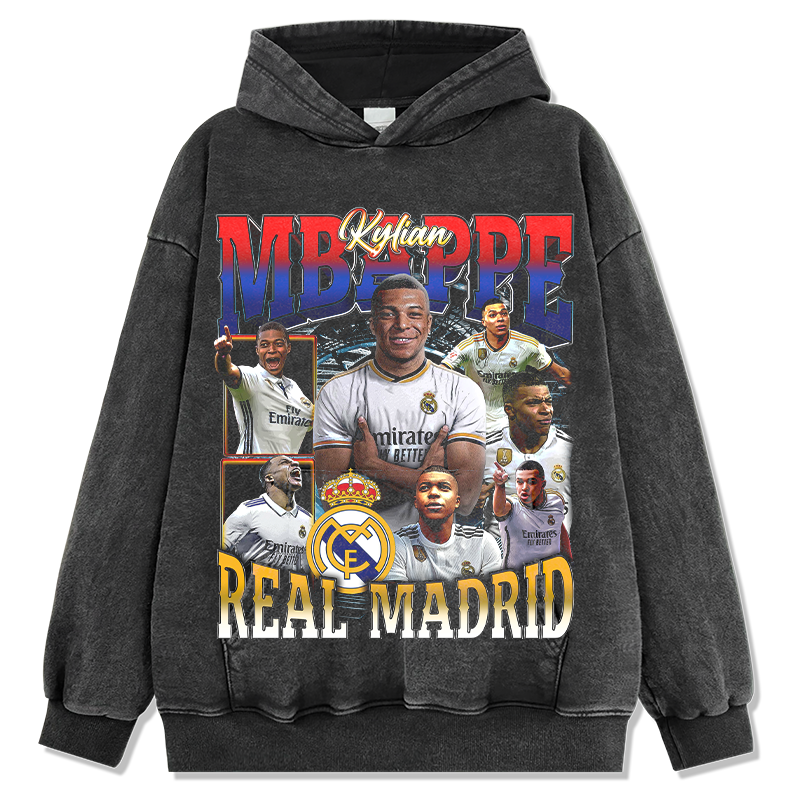 Kylian MbappÃ© "Real Madrid"Hoodie T-Shirts, Sweatshirt | CoreVibeTees.com (Image 2)