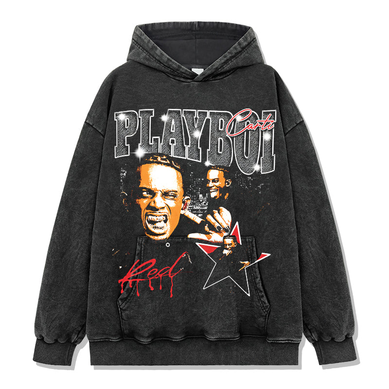 Red by Playboi Hoodie T-Shirts, Sweatshirt | CoreVibeTees.com (Image 2)