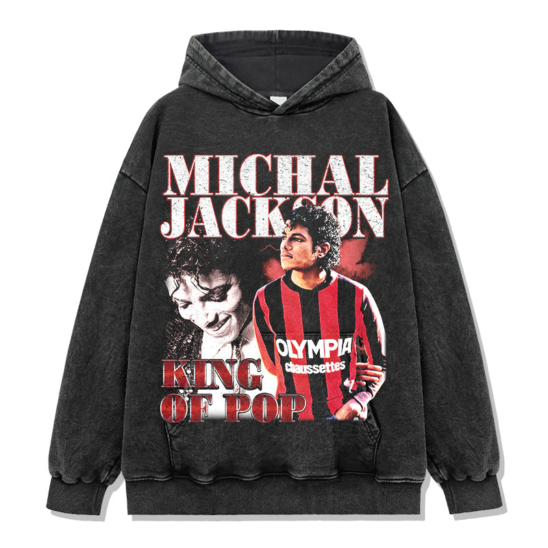 King Of Pop By Michael Jackson Hoodie T-Shirts, Sweatshirt | CoreVibeTees.com (Image 2)