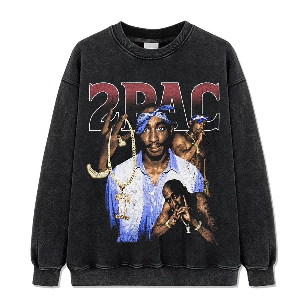 Tupac Shakur Sweatshirt Style007 T-Shirts, Hoodie | CoreVibeTees.com (Image 2)