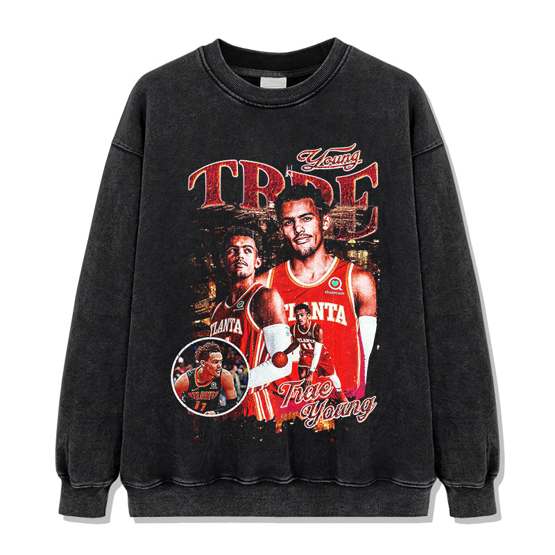 Trae Young Sweatshirt NBA Style001 T-Shirts, Hoodie | CoreVibeTees.com (Image 2)