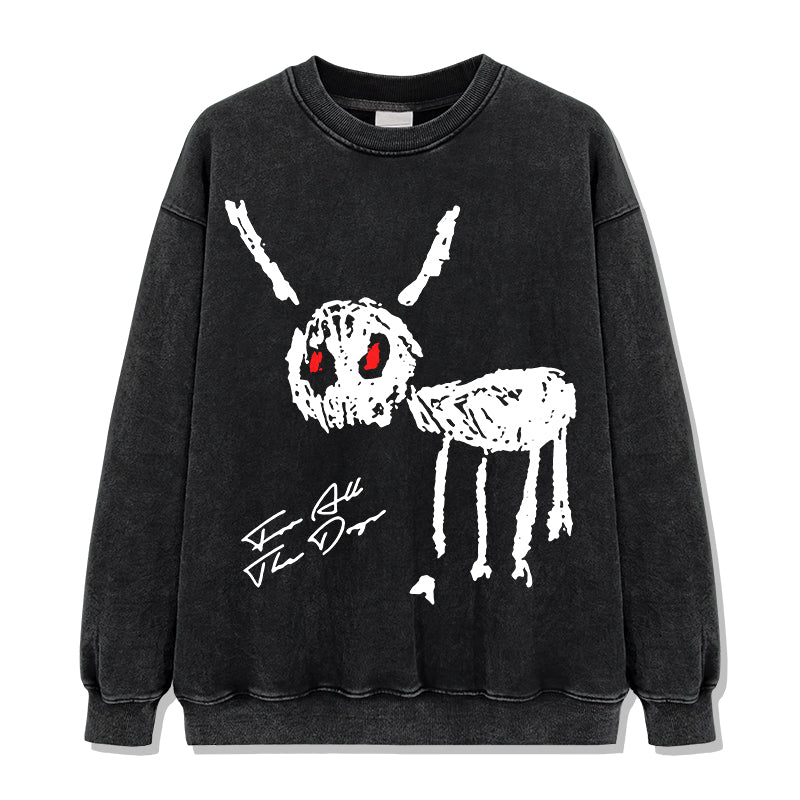 For All The Dogs By Drake Sweatshirt Style001 T-Shirts, Hoodie | CoreVibeTees.com (Image 2)