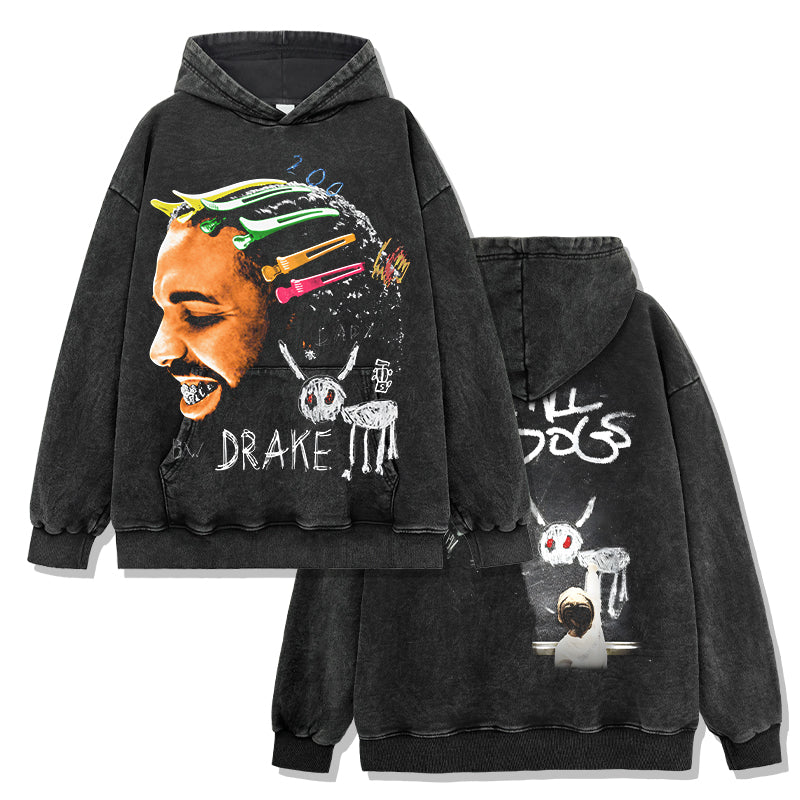 For All the Dogs By Drake HOODIE Style002 T-Shirts, Sweatshirt | CoreVibeTees.com (Image 2)