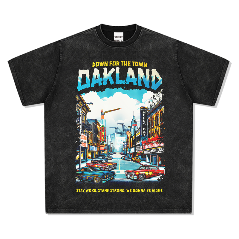 Oakland Town "Anime" TEE Hoodie, Sweatshirt | CoreVibeTees.com (Image 3)