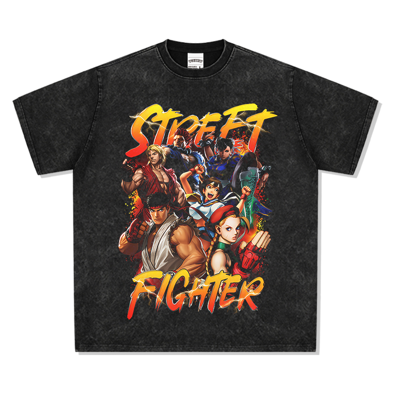 Street Fighter "Anime" TEE Hoodie, Sweatshirt | CoreVibeTees.com (Image 3)
