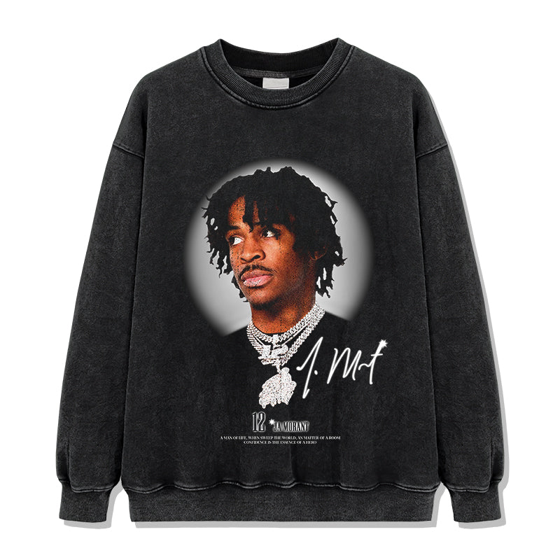 Ja Morant Sweatshirt NBA T-Shirts, Hoodie | CoreVibeTees.com (Image 2)