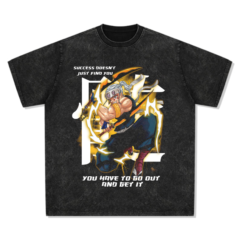 Success doesn't just find you. you have to go out and get it. Tenzen Uzui "Anime" TEE Hoodie, Sweatshirt (Image 2)