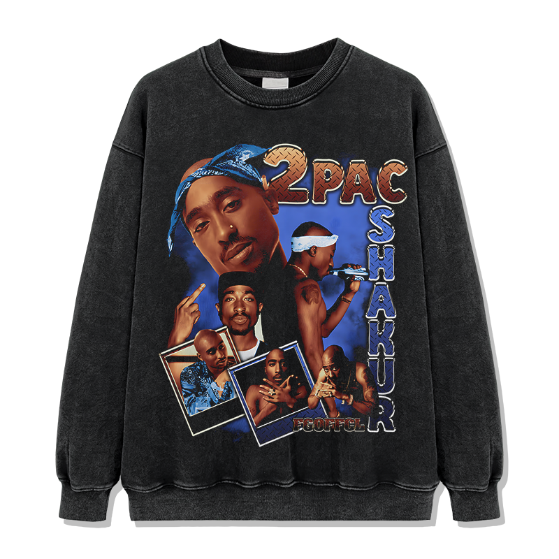 Tupac Shakur Sweatshirt Style009 T-Shirts, Hoodie | CoreVibeTees.com (Image 2)
