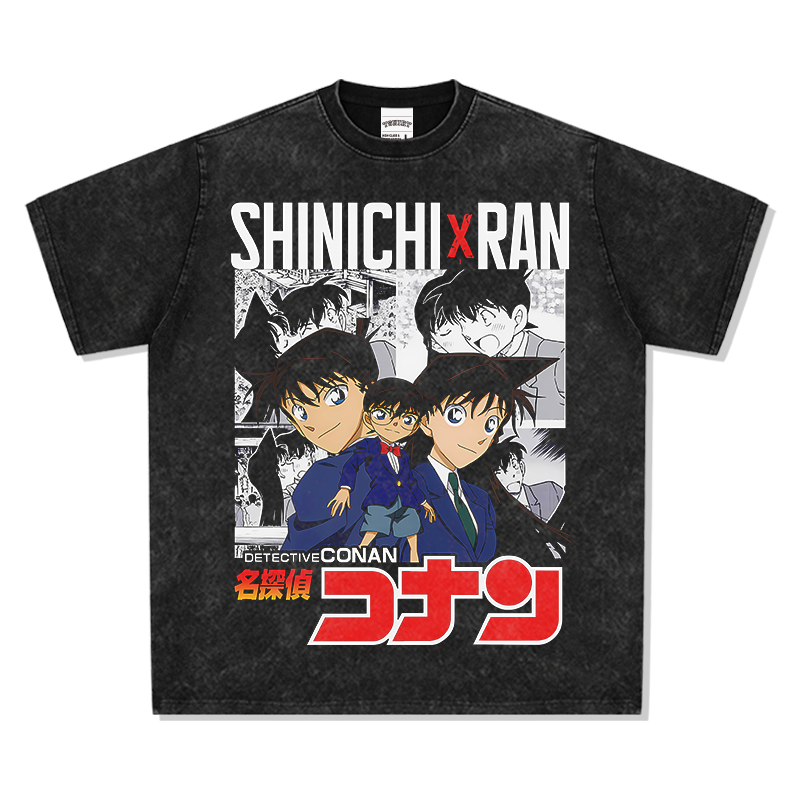 Conan Shinichi X Ran "Anime" TEE Hoodie, Sweatshirt | CoreVibeTees.com (Image 2)