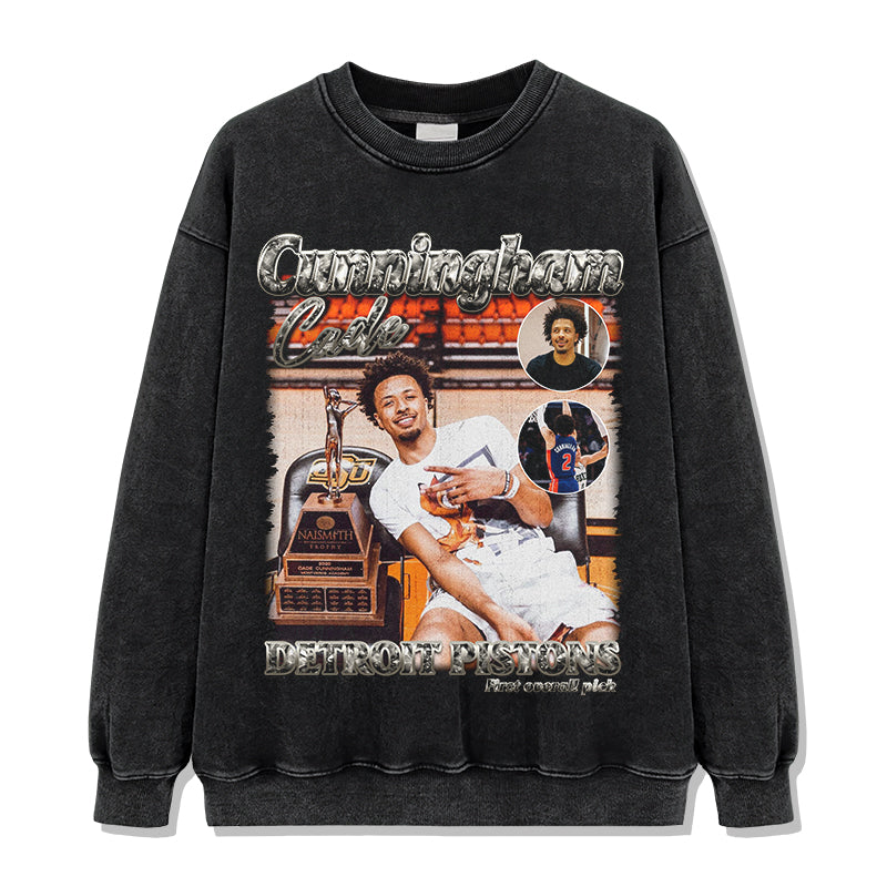 Cade Cunningham Sweatshirt NBA Style001 T-Shirts, Hoodie | CoreVibeTees.com (Image 2)