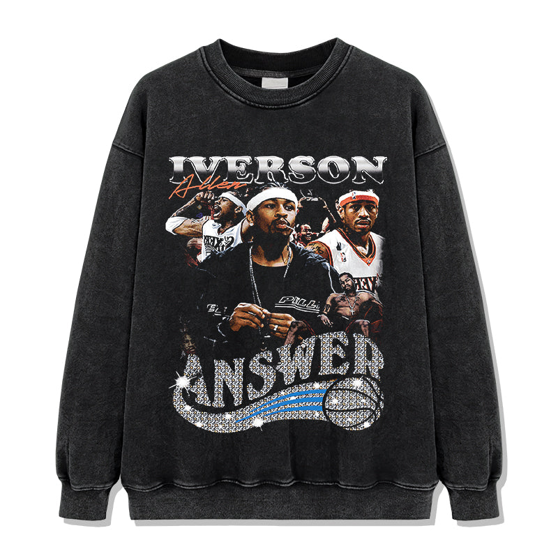 Allen Iverson Sweatshirt NBA Style001 T-Shirts, Hoodie | CoreVibeTees.com (Image 2)