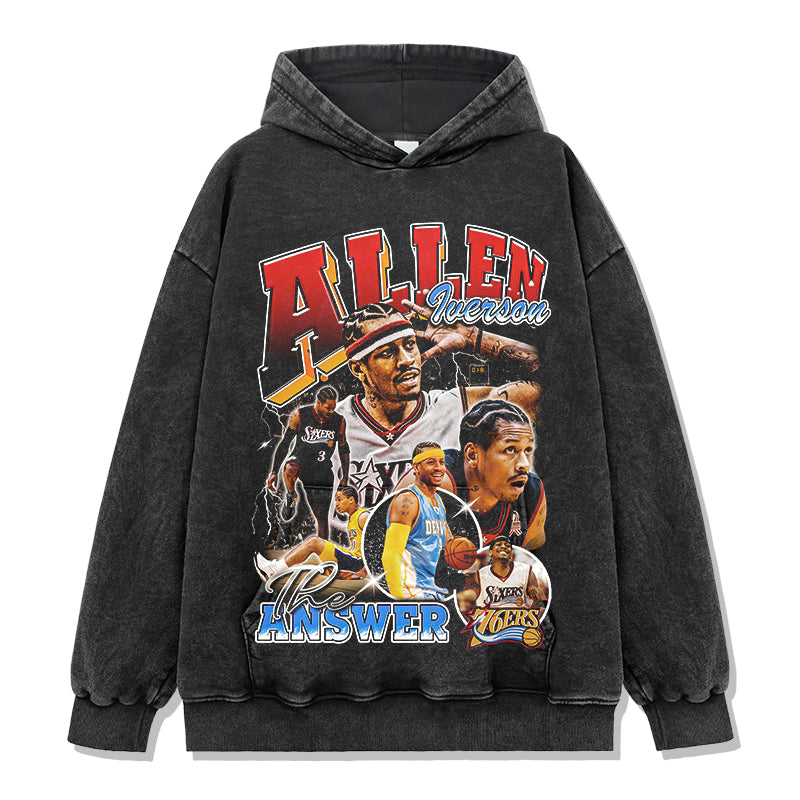Allen Iverson HOODIE NBA Style003 T-Shirts, Sweatshirt | CoreVibeTees.com (Image 2)