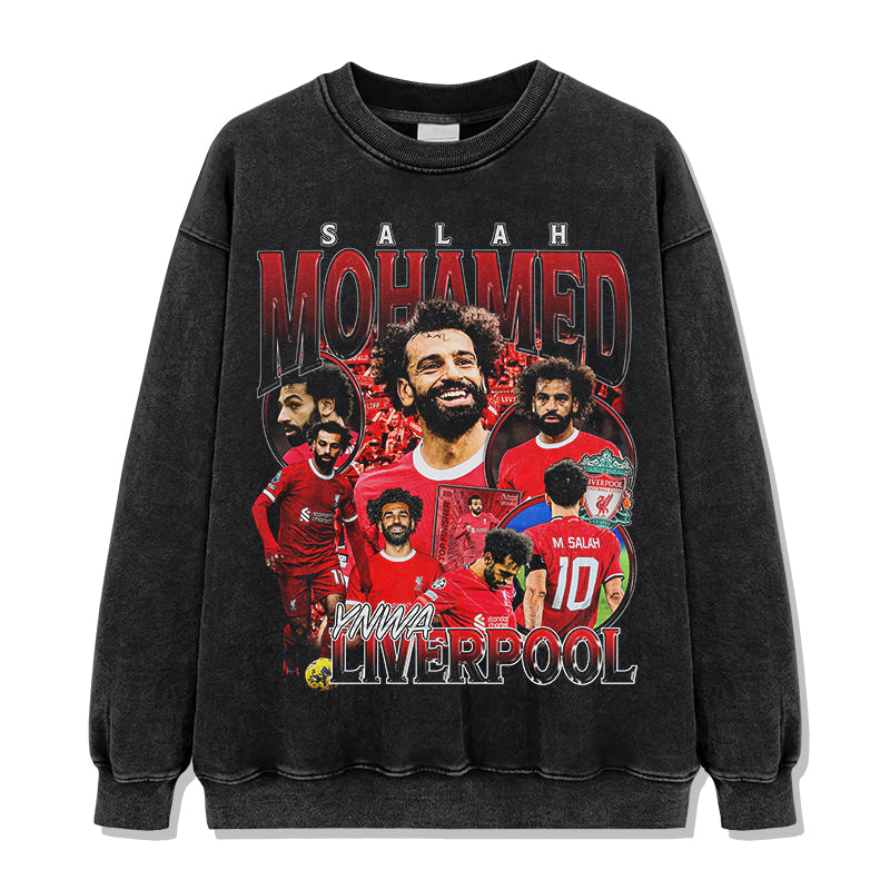 Ynwa Liverpool By Mohamed Salah Sweatshirt T-Shirts, Hoodie | CoreVibeTees.com (Image 2)