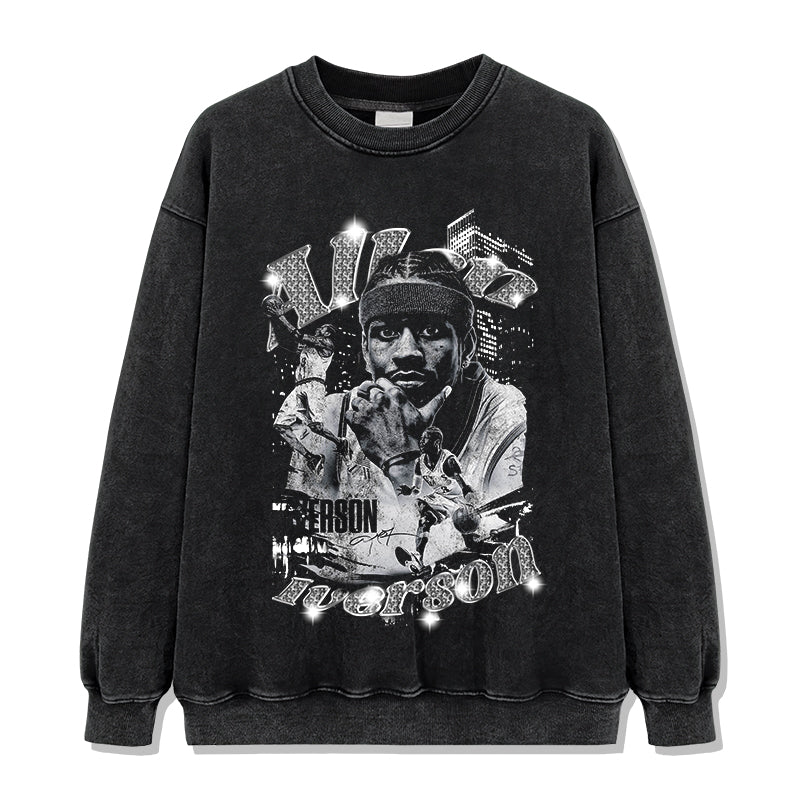 Allen Iverson Sweatshirt NBA Style002 T-Shirts, Hoodie | CoreVibeTees.com (Image 2)