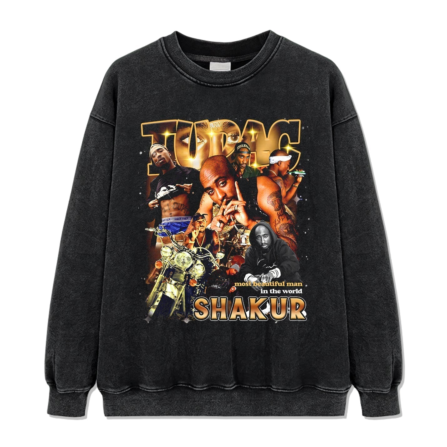 Tupac Shakur Sweatshirt Style002 T-Shirts, Hoodie | CoreVibeTees.com (Image 2)