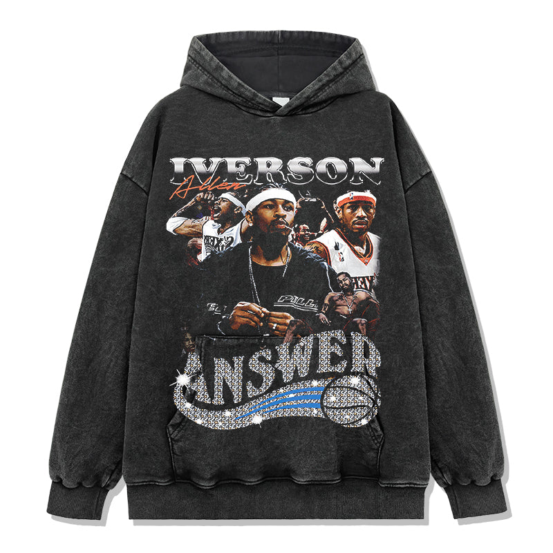 Allen Iverson HOODIE NBA Style001 T-Shirts, Sweatshirt | CoreVibeTees.com (Image 2)
