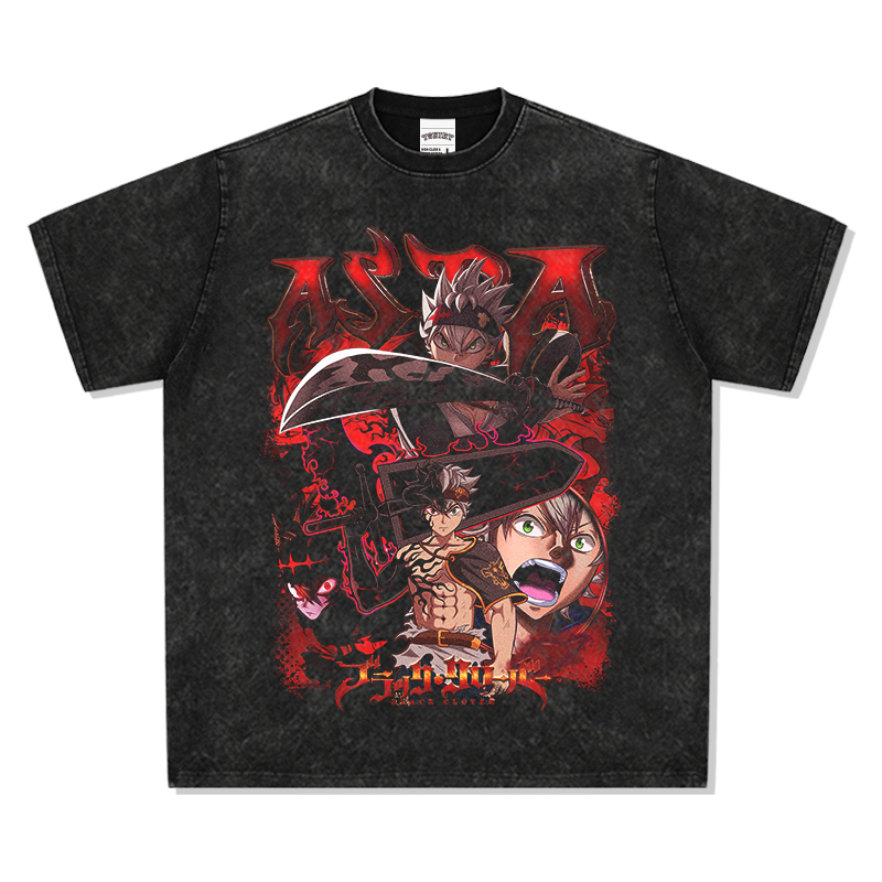 Asta Black Cover "Anime" TEE Hoodie, Sweatshirt | CoreVibeTees.com (Image 2)