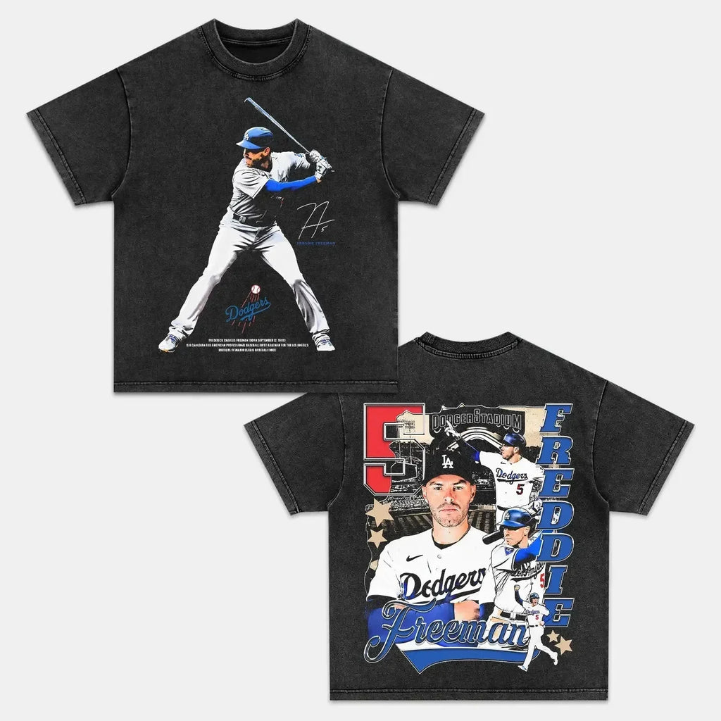 Freddie Freeman Back Design TEE Hoodie, Sweatshirt | CoreVibeTees.com (Image 2)