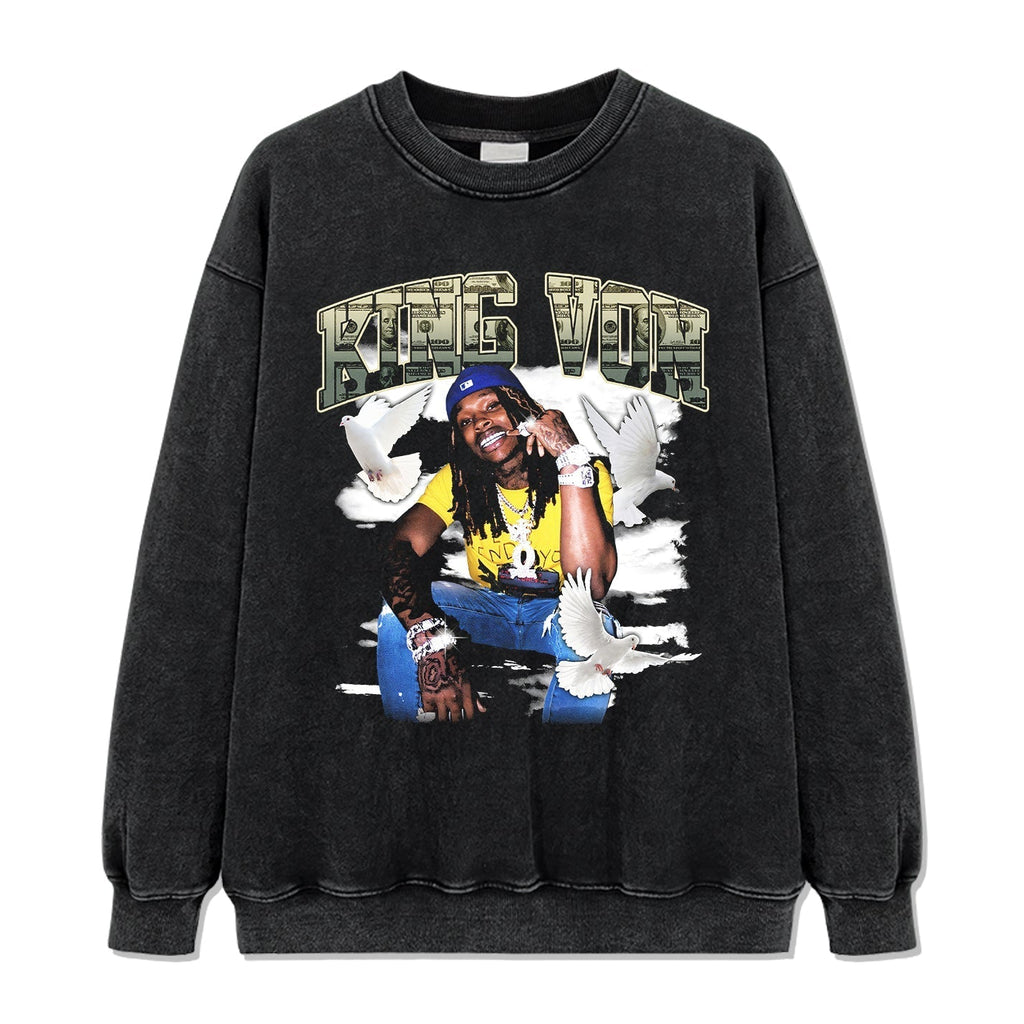 King Von Sweatshirt T-Shirts, Hoodie | CoreVibeTees.com (Image 2)