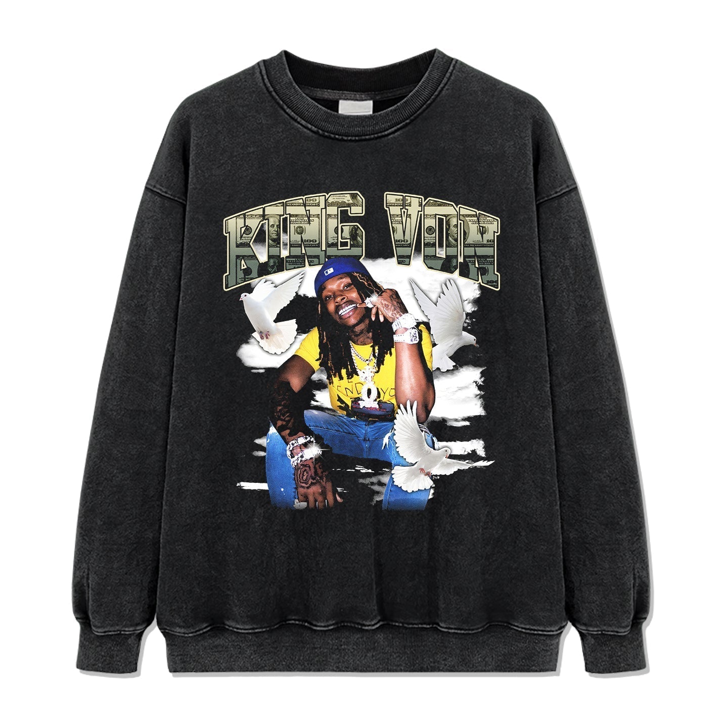 King Von Sweatshirt T-Shirts, Hoodie | CoreVibeTees.com (Image 2)