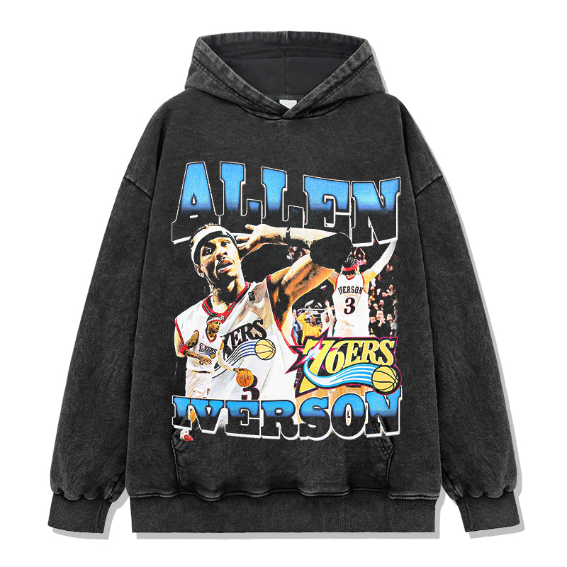 Allen Iverson HOODIE NBA T-Shirts, Sweatshirt | CoreVibeTees.com (Image 2)