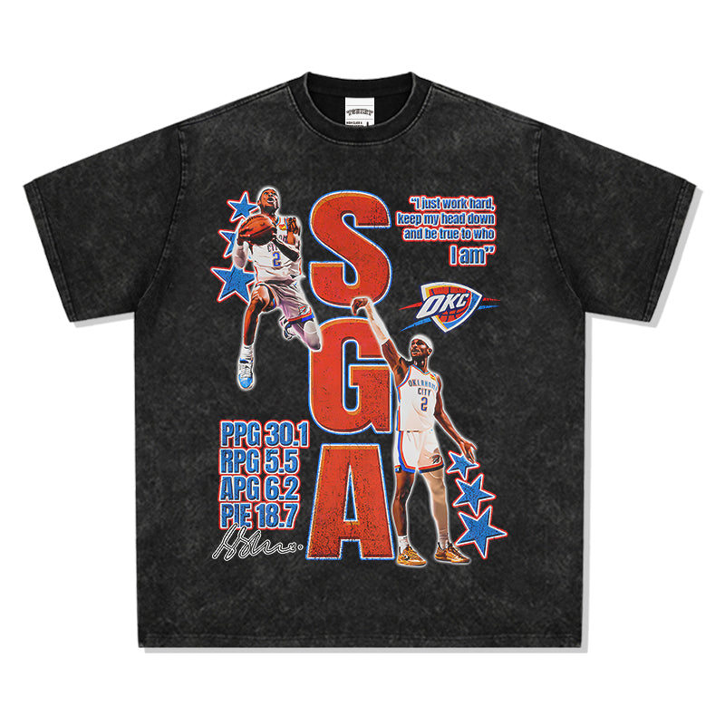 Shai Gilgeous-Alexander TEE NBA Hoodie, Sweatshirt | CoreVibeTees.com (Image 3)