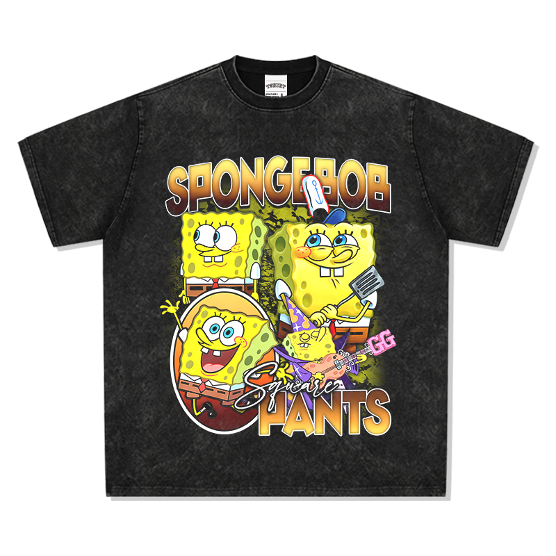 SpongeBob "Anime" TEE Hoodie, Sweatshirt | CoreVibeTees.com (Image 3)