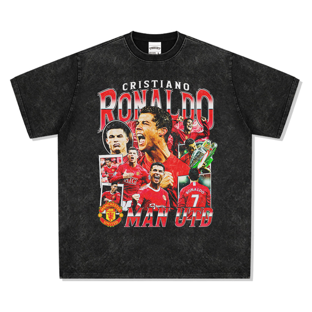 Cristiano Ronaldo Manchester United Tee Hoodie, Sweatshirt | CoreVibeTees.com (Image 3)