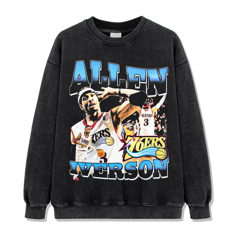 Allen Iverson Sweatshirt NBA T-Shirts, Hoodie | CoreVibeTees.com (Image 2)