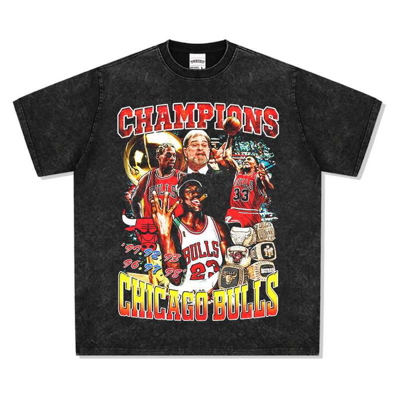 Champions Chicago Bulls TEE NBA Hoodie, Sweatshirt | CoreVibeTees.com (Image 3)