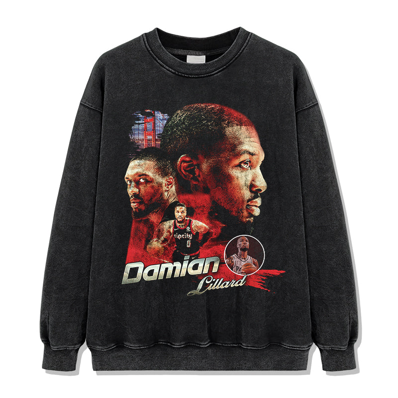Damian Cillard Sweatshirt NBA T-Shirts, Hoodie | CoreVibeTees.com (Image 2)