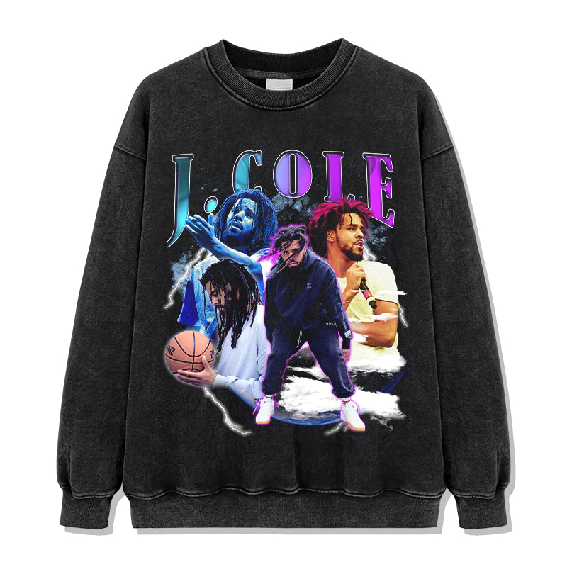 J. Cole Basketball Sweatshirt T-Shirts, Hoodie | CoreVibeTees.com (Image 2)