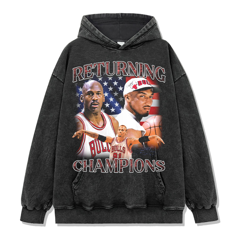 Scottie Pippen HOODIE NBA T-Shirts, Sweatshirt | CoreVibeTees.com (Image 2)
