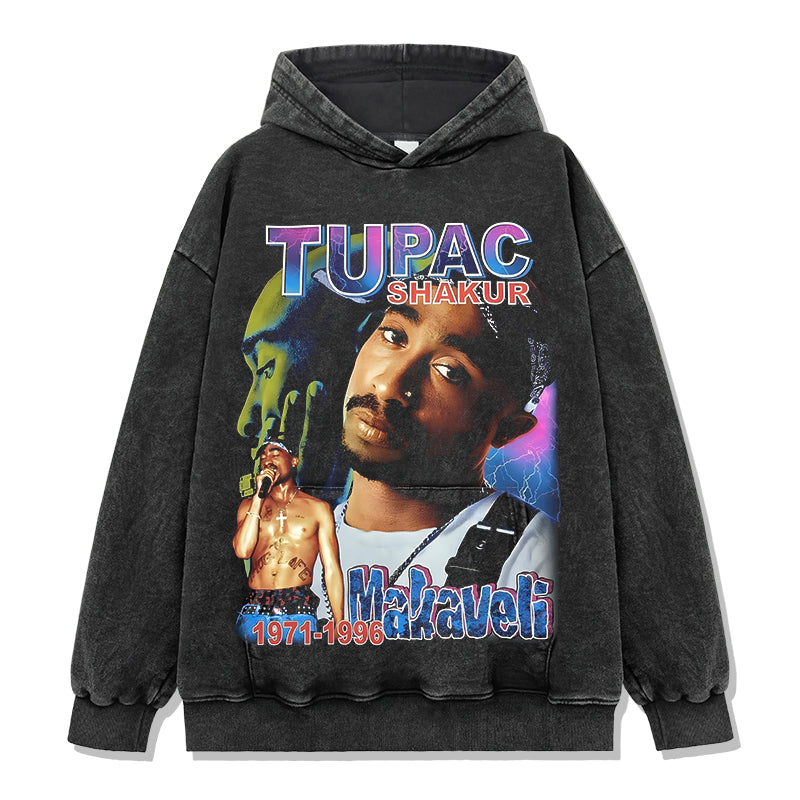 Makaveli By Tupac Shakur Hoodie T-Shirts, Sweatshirt | CoreVibeTees.com (Image 2)