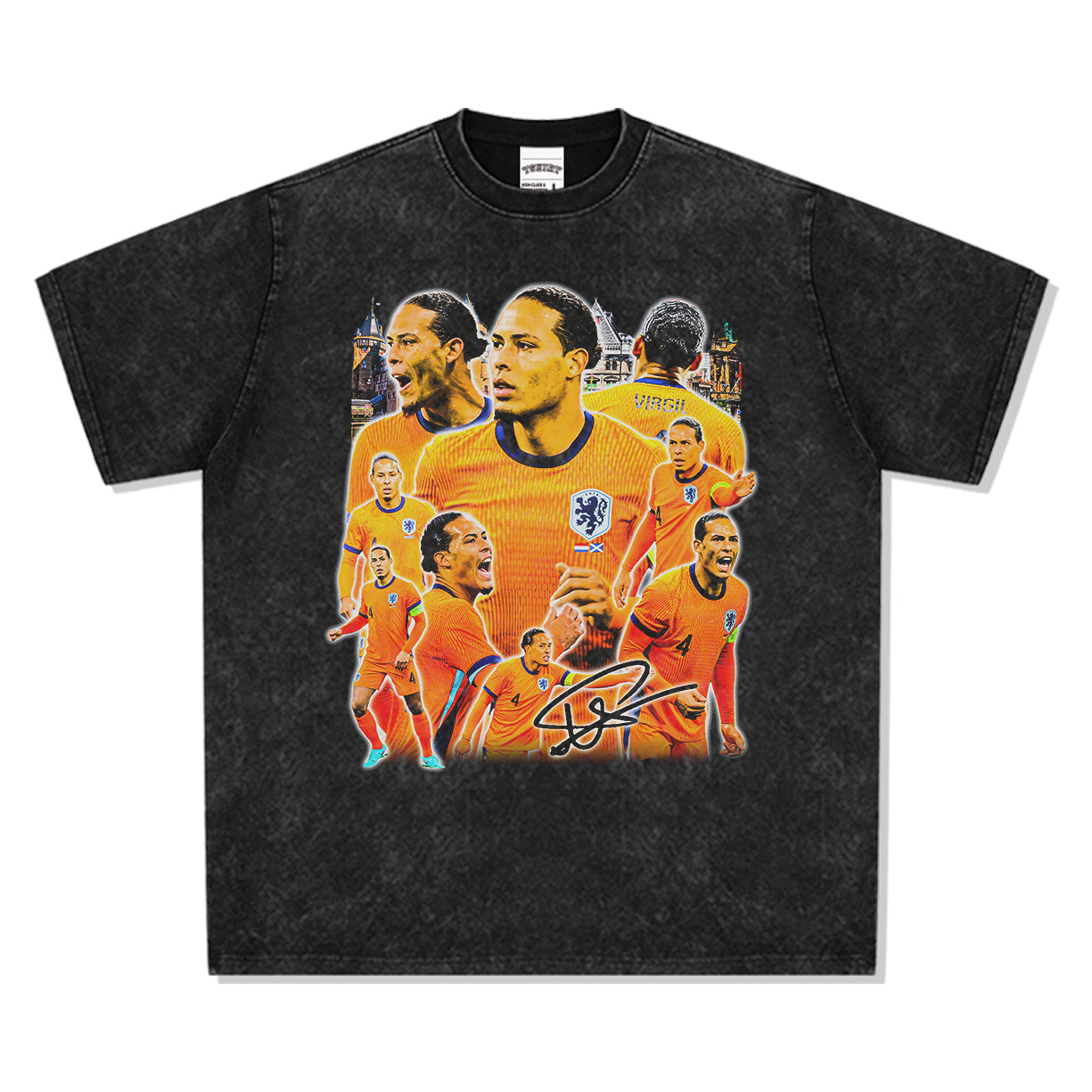 Virgil van Dijk Signature Tee Hoodie, Sweatshirt | CoreVibeTees.com (Image 3)